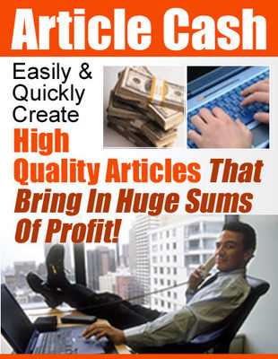 Product picture Learn How to Create Your Own High Quality Articles and Ebook