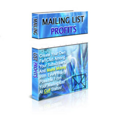 Product picture Mailing List Profits - Download Business