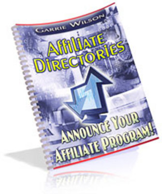 Product picture Affiliate Directories:Announce Your Affiliate Program 