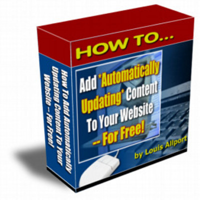 Product picture How to Add Automatically Updating Content to Your Website fo