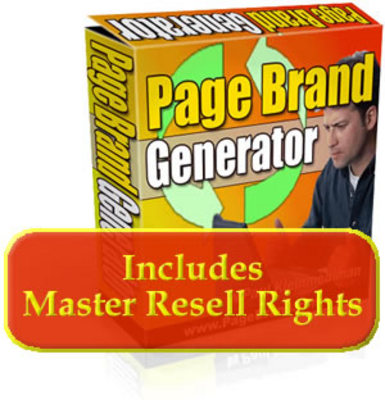 Product picture Page Brand Generator-Downloads Website Promotion