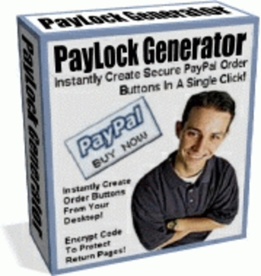 Product picture Paylock Generator - Create Secure Paypal Download Buttons 