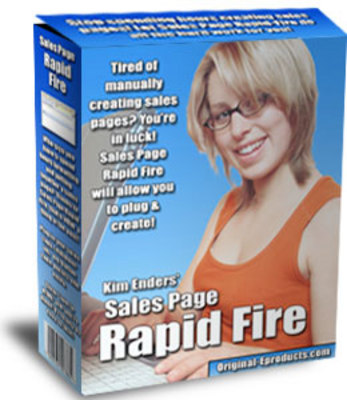 Product picture New Sales Page Rapid Fire with Master Resell Rights 