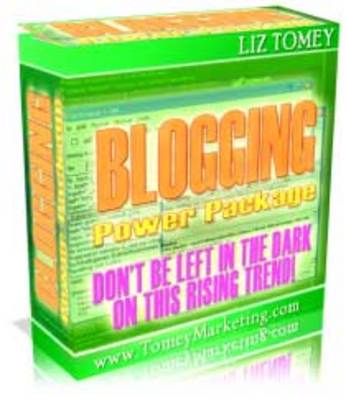 Product picture Blogging Power Package with(mrr) - Download eBooks