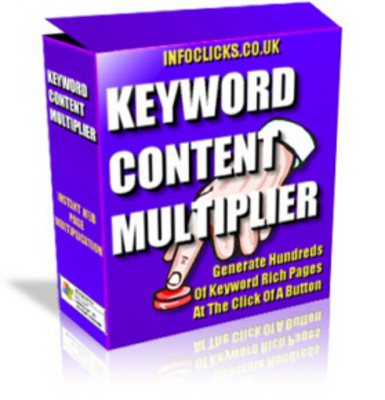 Product picture  Keyword Content Multiplier With Master Resale Rights 